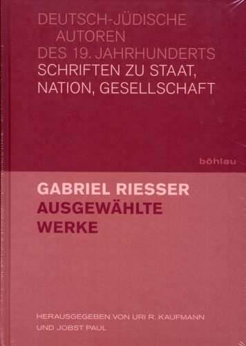 cover--band-3-1--riesser-skl Abbildung Cover Gabriel Riesser Bd. 1