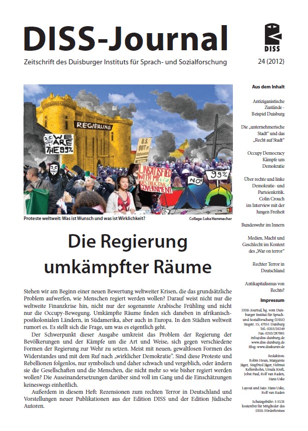 Abbildung: Titelseite DISS-Journal 24, Nov. 2012